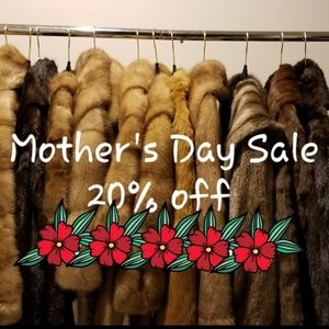 All fur coats in my closet are 20% off through Sun